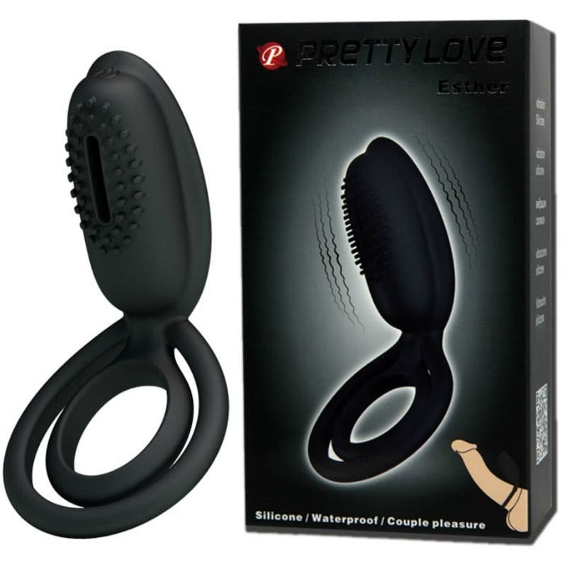 PRETTY LOVE - ESTHER VIBRATING RING WITH STIMULATOR thumb 10