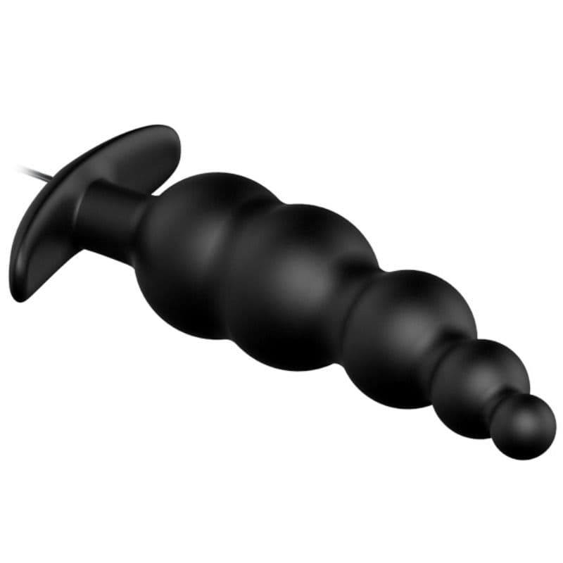 PRETTY LOVE - ANAL PLUG SILICONE EXTRA STIMULATION AND 12 VIBRATION MODES BLACK REMOTE CONTROL thumb 4