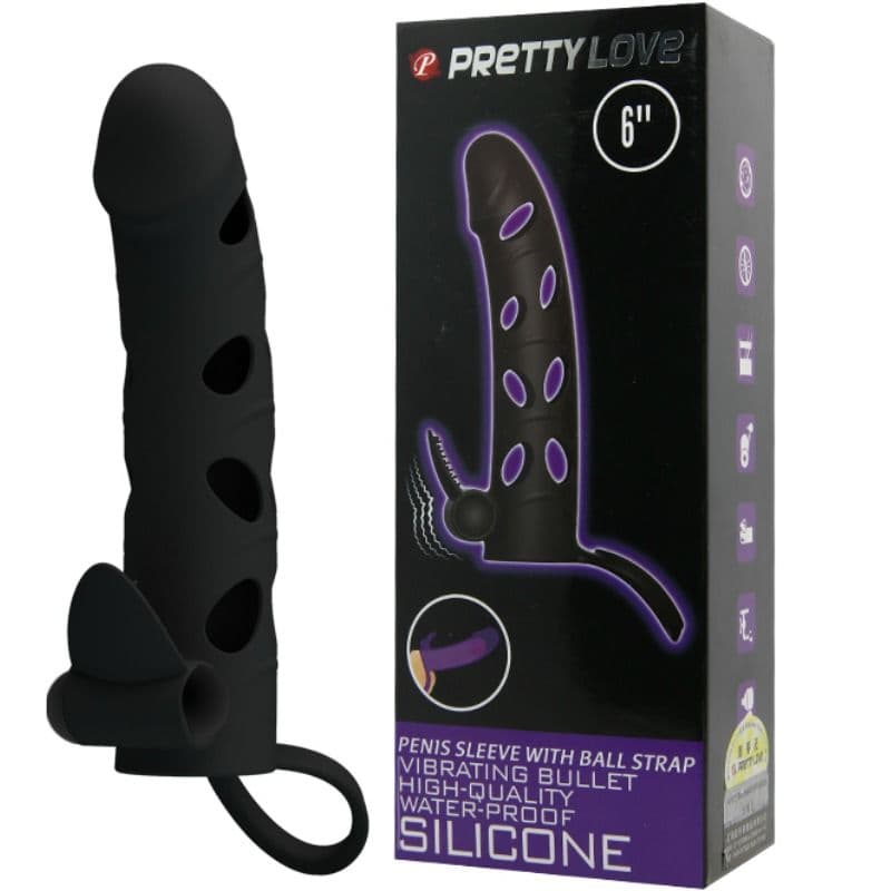 PRETTY LOVE - SILICONE COVER WITH VIBRATION 15.2 CM thumb 8