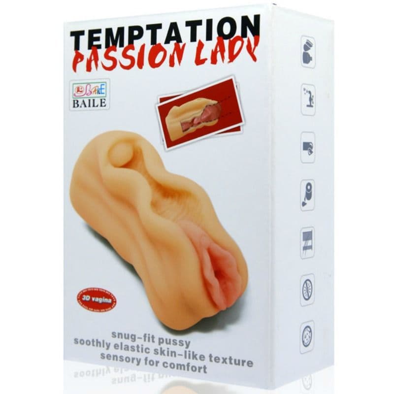 BAILE - MINI MALE MASTURBATOR VAGINA LIPS DESIGN thumb 5