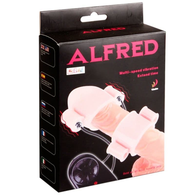 BAILE - ALFRED PENIS VIBRATOR COVERS WITH CONTROL thumb 7
