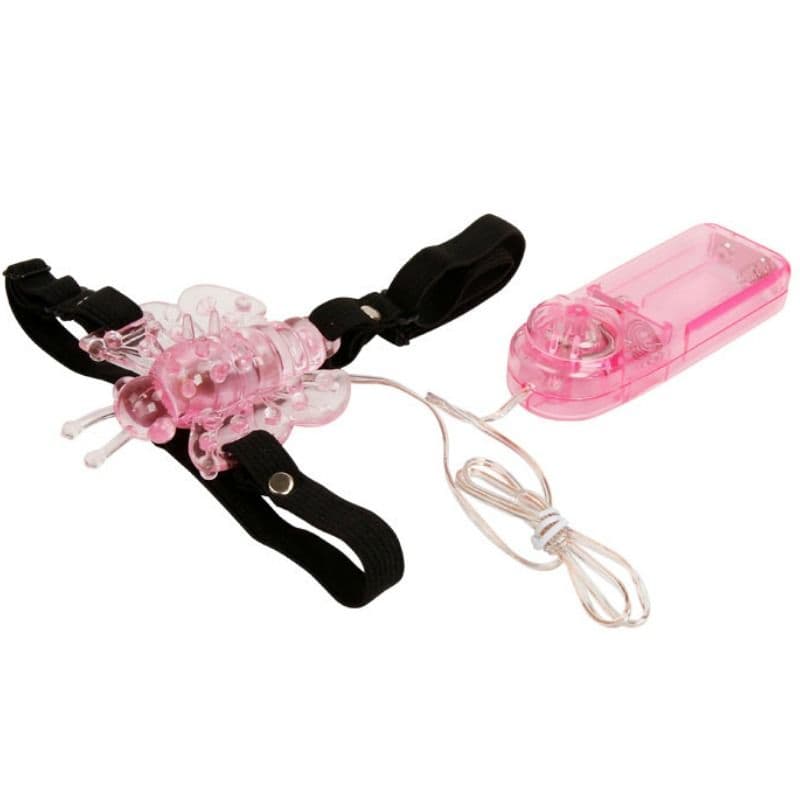 BAILE - HARNESS WITH MULTIVESPEED VIBRATING BUTTERFLY thumb 3