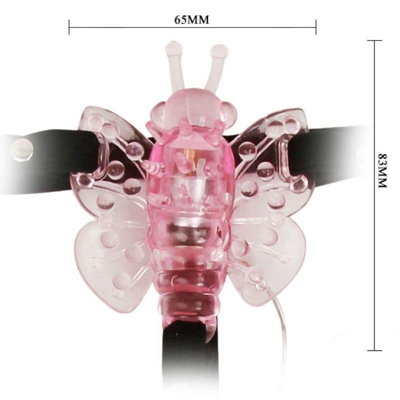 BAILE - HARNESS WITH MULTIVESPEED VIBRATING BUTTERFLY thumb 5