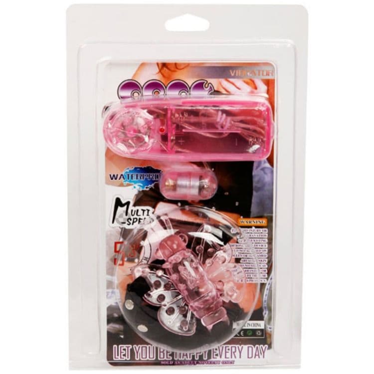 BAILE - HARNESS WITH MULTIVESPEED VIBRATING BUTTERFLY thumb 8