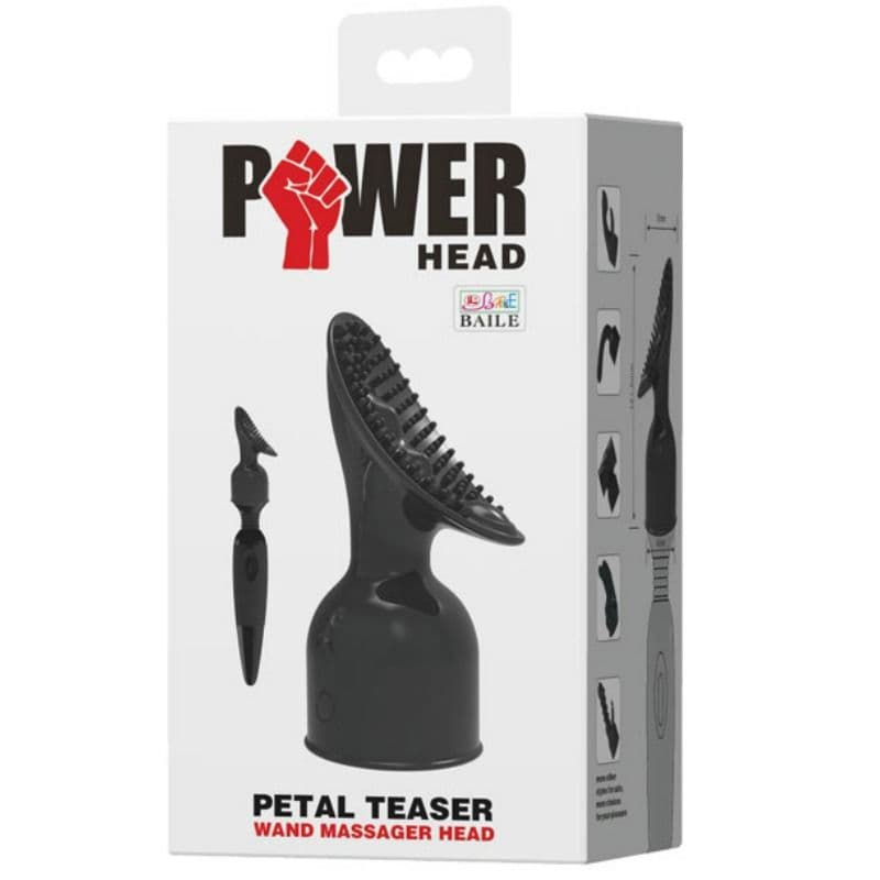 BAILE - POWER HEAD INTERCHANGEABLE HEAD FOR CLITORIS STIMULATION MASSAGER thumb 5
