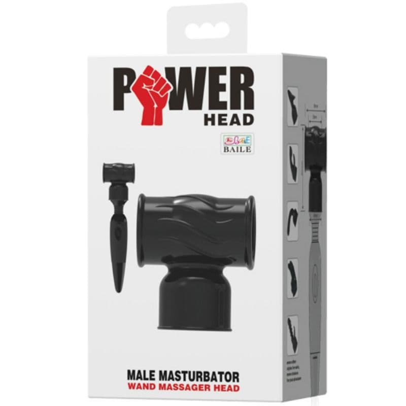 BAILE - POWER HEAD INTERCHANGEABLE HEAD FOR MALE MASSAGER thumb 5