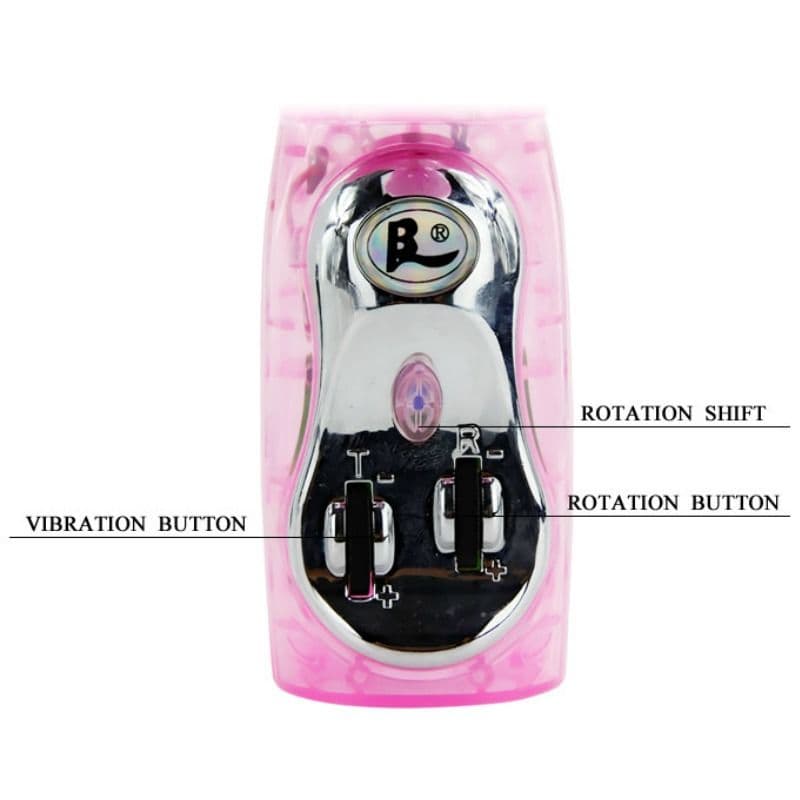 BAILE - VIBRATOR WITH ROTATION AND RABBIT MULTIVE SPEED AND MULTIROTATION thumb 6