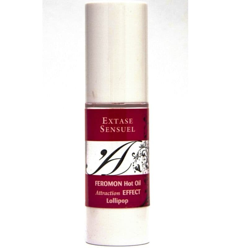 EXTASE SENSUAL - HEATING EFFECT MASSAGE OIL WITH LOLLIPOP PHEROMONES 30 ML thumb 3