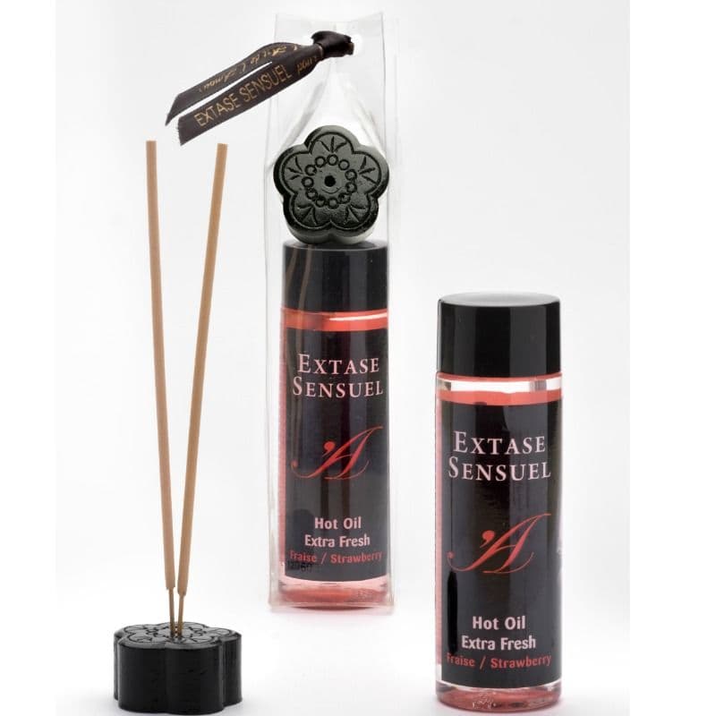 EXTASE SENSUAL - MASSAGE OIL WITH EXTRA FRESH STRAWBERRY EFFECT 100 ML thumb 2
