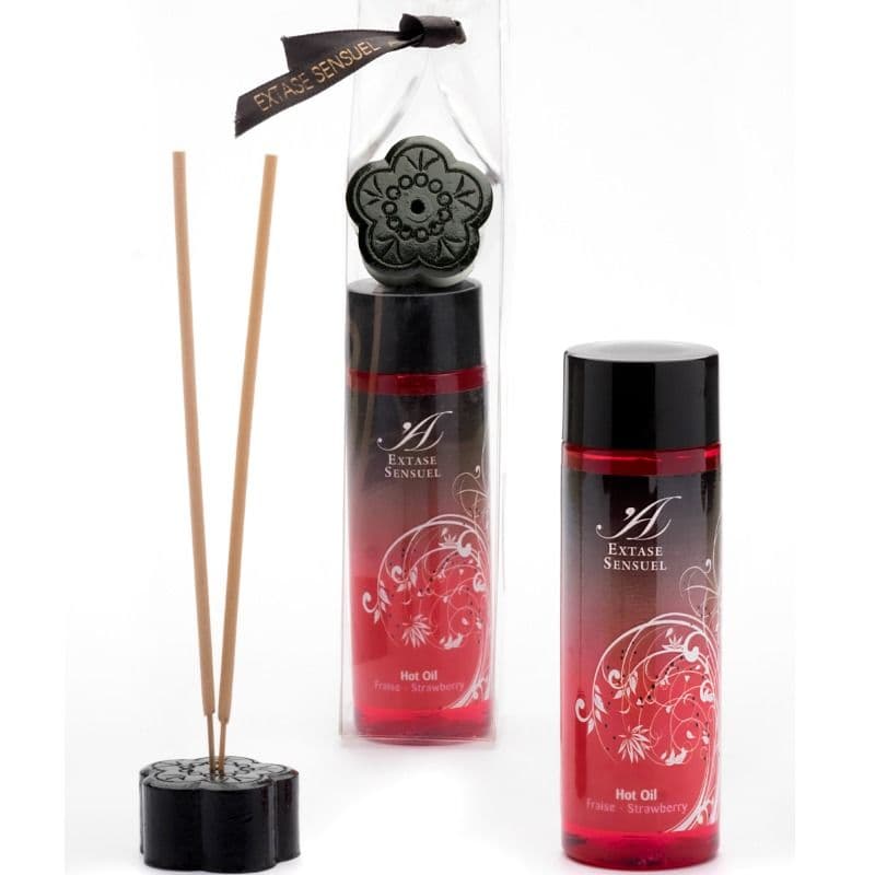 EXTASE SENSUAL - STRAWBERRY HEAT STIMULATING OIL 100 ML thumb 2