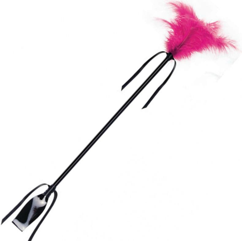 SECRETPLAY - BLACK AND FUCHSIA WHIP & FEATHER thumb 2