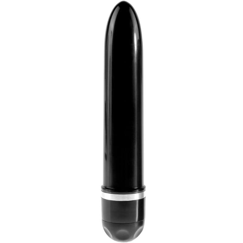 KING COCK - 17.8 CM VIBRATING STIFFY FLESH thumb 2