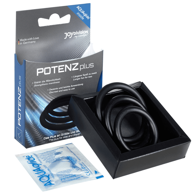 JOYDIVISION POTENZDUO - PLUS 3 BLACK RINGS SET - S, M, L thumb 2