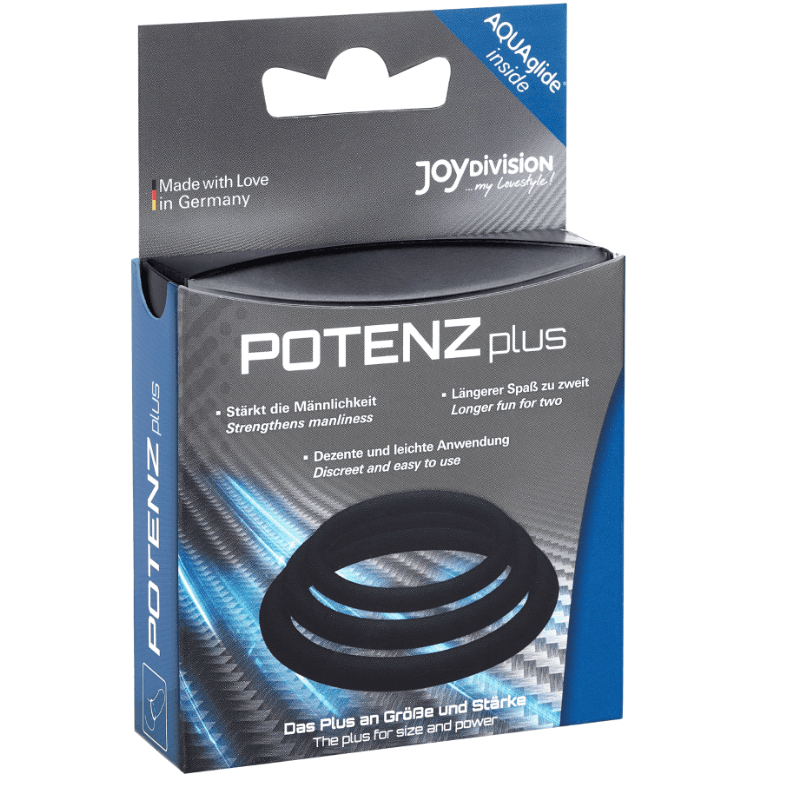 JOYDIVISION POTENZDUO - PLUS 3 BLACK RINGS SET - S, M, L thumb 3