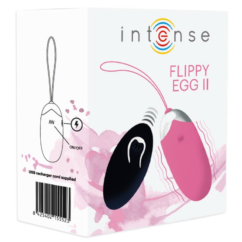 INTENSE - FLIPPY II VIBRATING EGG WITH REMOTE CONTROL PINK thumb 5