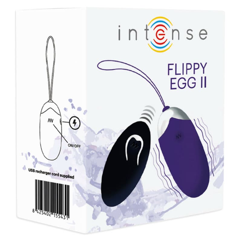 INTENSE - FLIPPY II VIBRATING EGG WITH REMOTE CONTROL PURPLE thumb 5