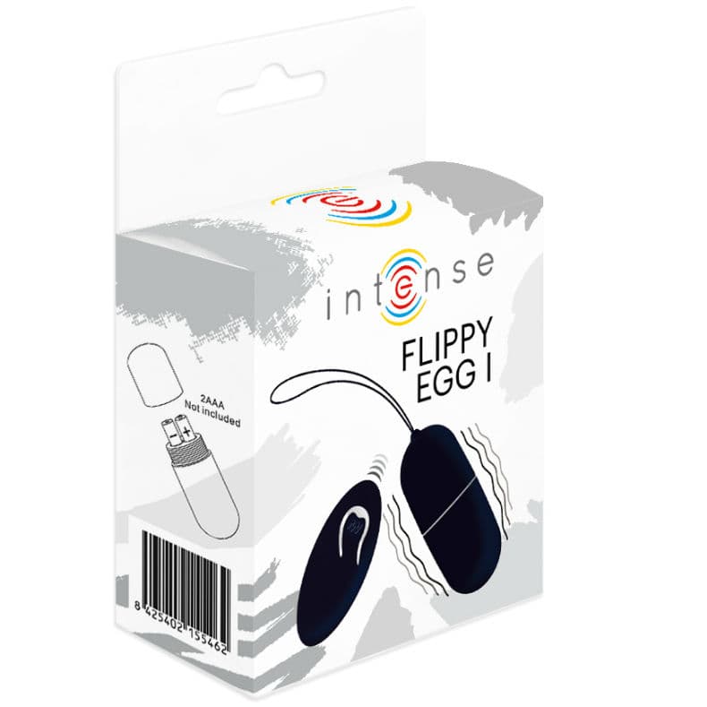 INTENSE - FLIPPY I VIBRATING EGG WITH REMOTE CONTROL BLACK thumb 5