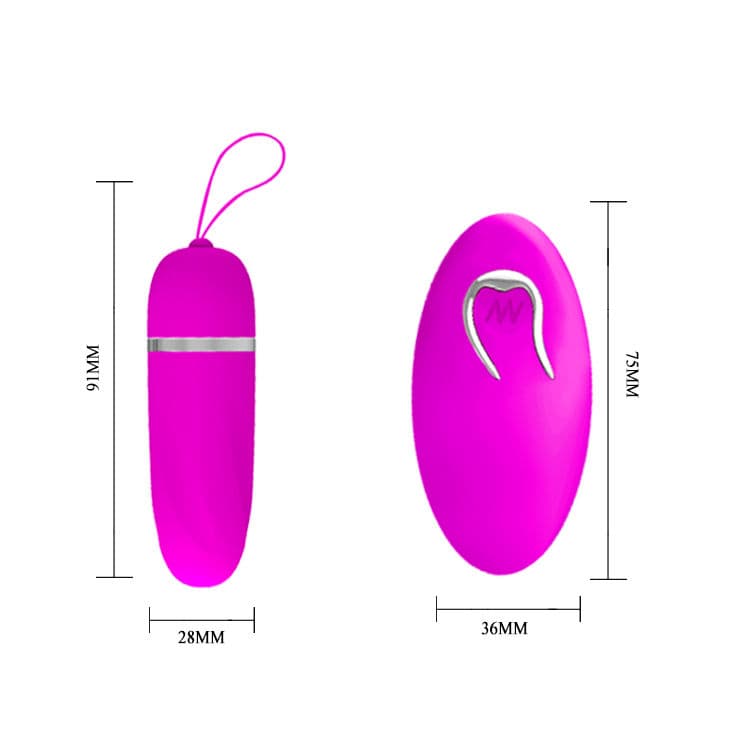 PRETTY LOVE - DEBBY VIBRATING EGG WITH CONTROL thumb 7