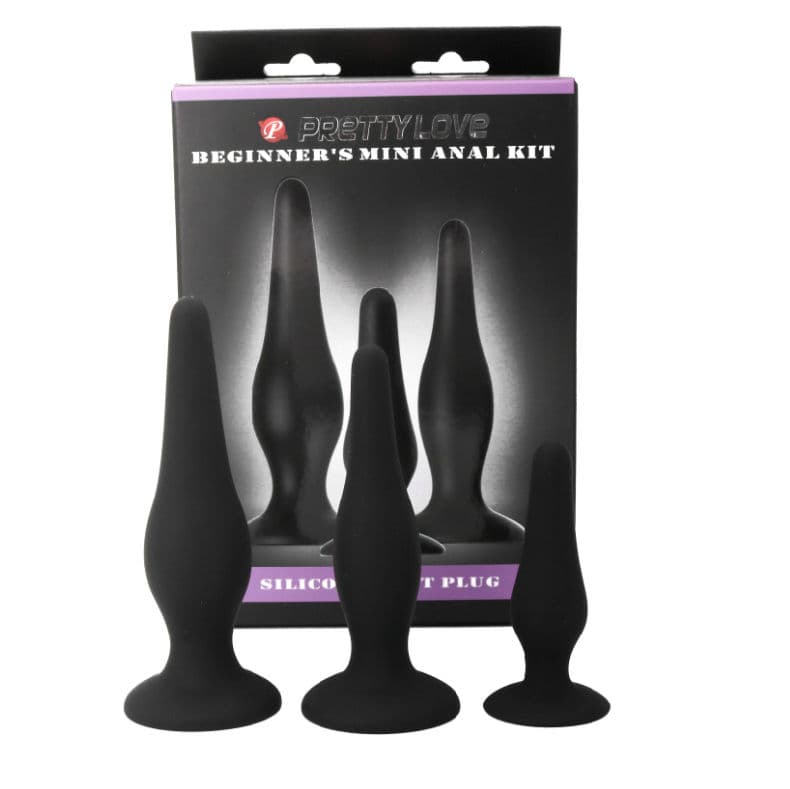 PRETTY LOVE - ANAL PLUGS SILICONE INITIATION KIT thumb 2