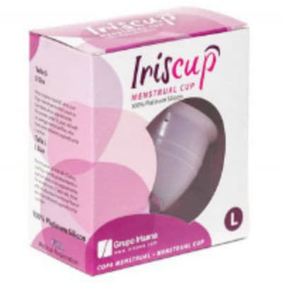 IRISCUP - LARGE PINK MONTH CUP + FREE STERILIZER BAG thumb 2