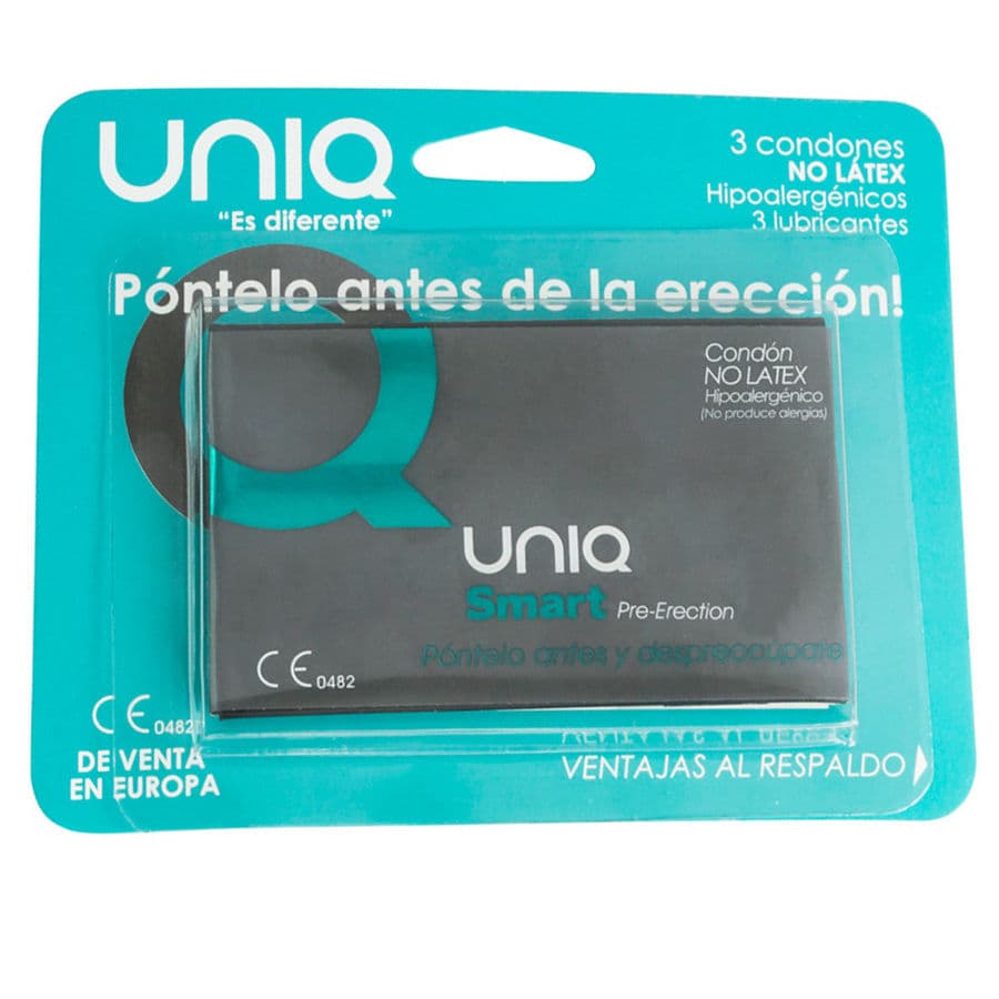 UNIQ - SMART LATEX FREE PRE-ERECTION CONDOMS 3 UNITS thumb 3