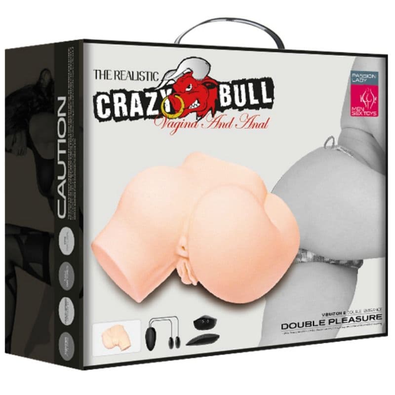 CRAZY BULL - BUTT WITH REALISTIC VAGINA AND ANUS AND VIBRATION thumb 11