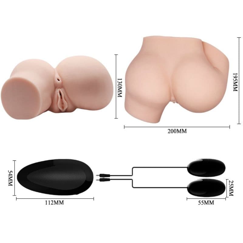 CRAZY BULL - BUTT WITH REALISTIC VAGINA AND ANUS AND VIBRATION thumb 10