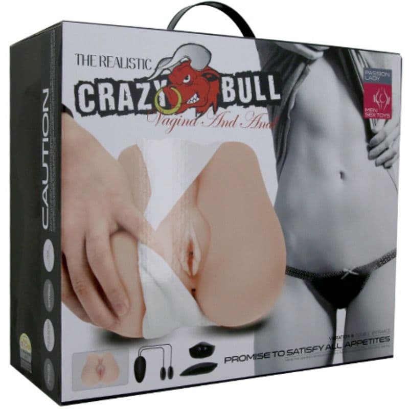 CRAZY BULL - REALISTIC VAGINA AND ANUS WITH VIBRATION POSITION 3 thumb 11