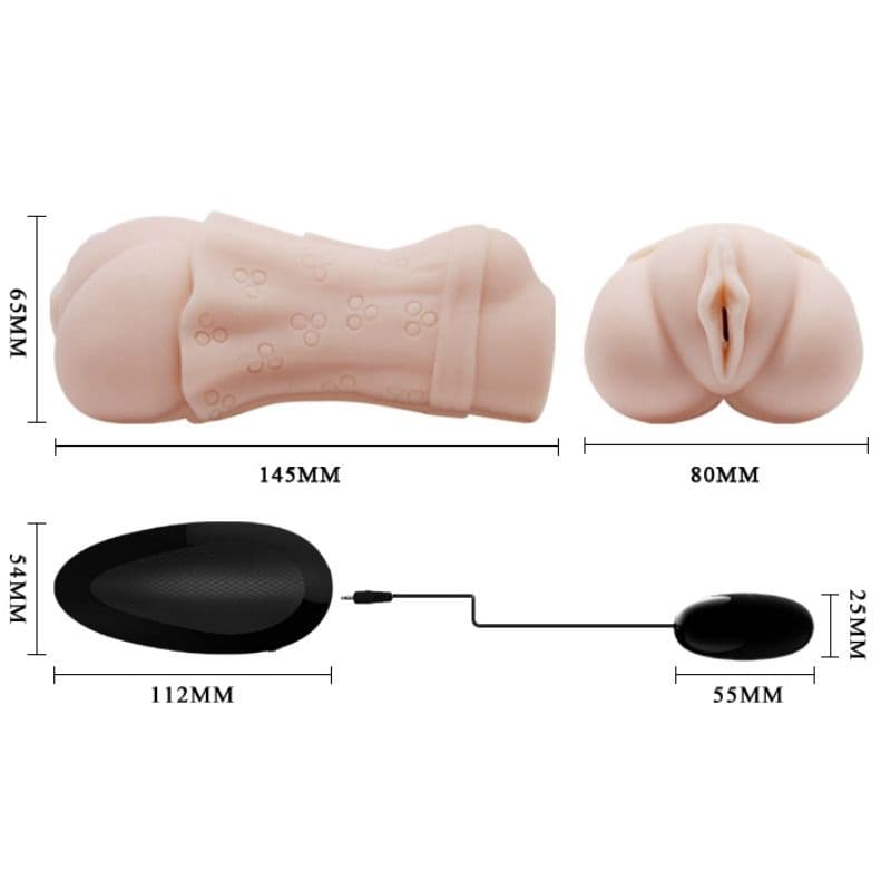 CRAZY BULL - WATER SKIN VAGINA MASTURBADOR WITH VIBRATING BULLET 2 thumb 6