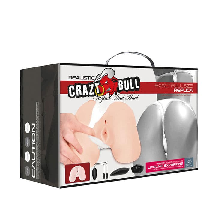 CRAZY BULL - REALISTIC VAGINA AND ANUS WITH VIBRATION POSITION 5 thumb 8