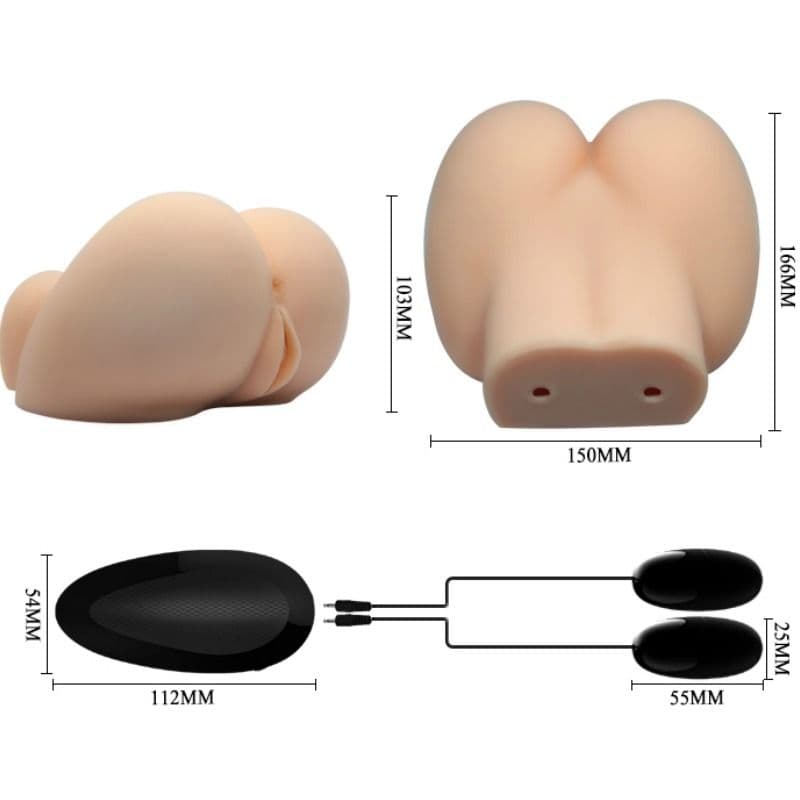 CRAZY BULL - REALISTIC VAGINA AND ANUS WITH VIBRATION POSITION 6 thumb 11