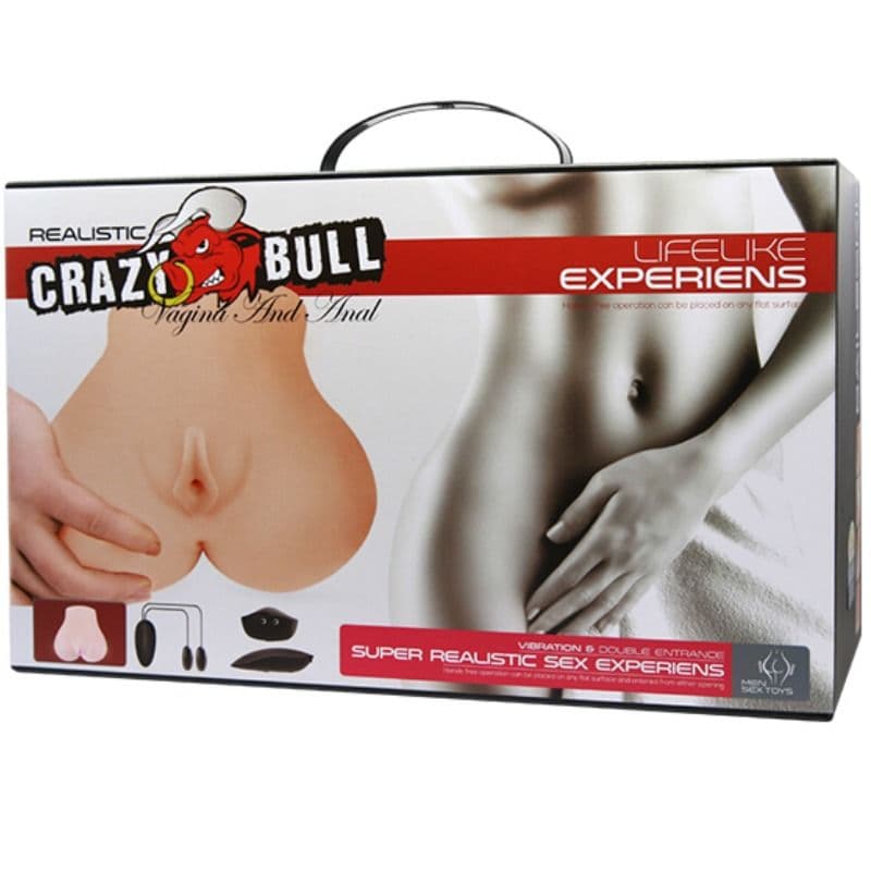 CRAZY BULL - REALISTIC VAGINA AND ANUS WITH VIBRATION POSITION 7 thumb 8
