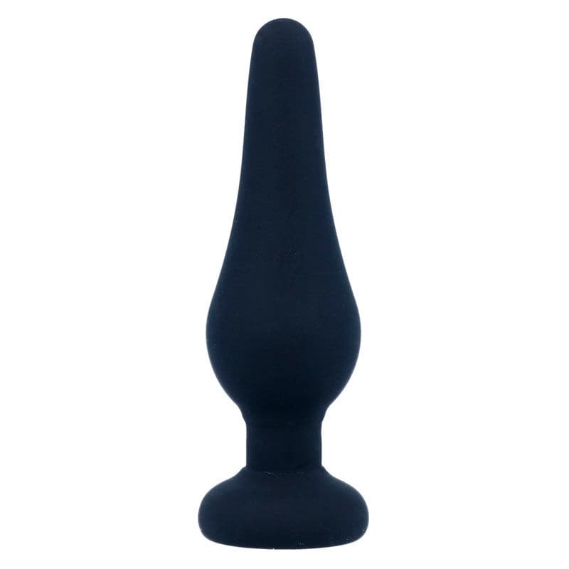 INTENSE - ANAL PLUG PIPO S BLACK SILICONE 9.8 CM thumb 2