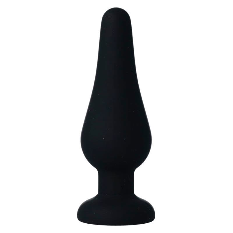 INTENSE - ANAL PLUG PIPO M BLACK SILICONE 11 CM thumb 2