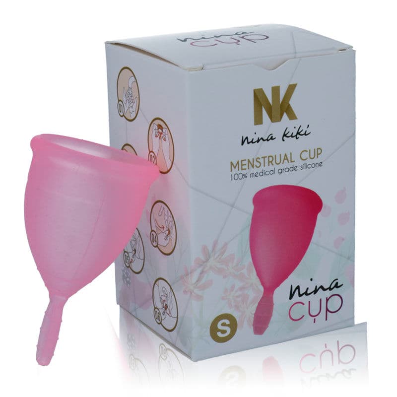 NINA KIKÍ - MENSTRUAL CUP PINK - SIZE S thumb 4