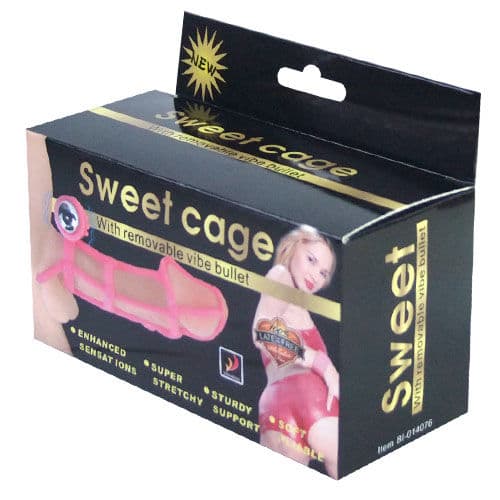 BAILE - SWEET 10 RHYTHMS SILICONE COVER AND RING FOR THE PINK PENIS thumb 2