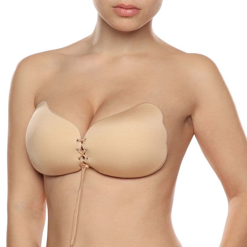 BYE-BRA - LACE-IT ENHANCEMENT PUSH-UP BEIGE CUP B thumb 3