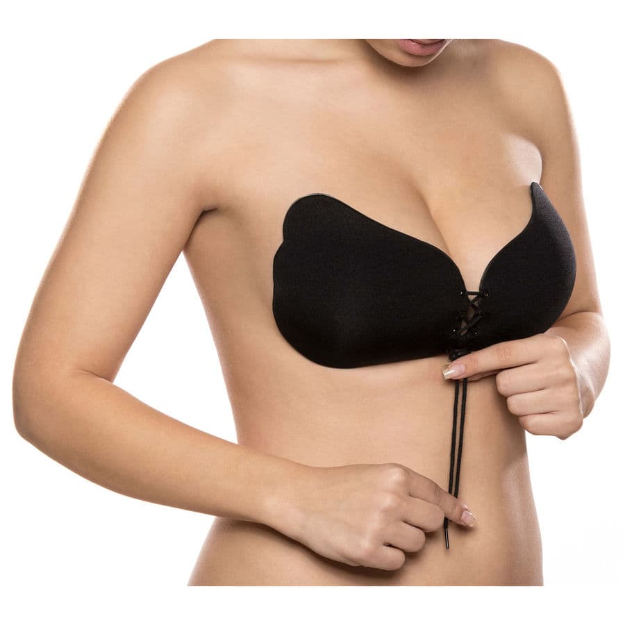BYE-BRA - LACE-IT ENHANCEMENT PUSH-UP BLACK CUP B thumb 4