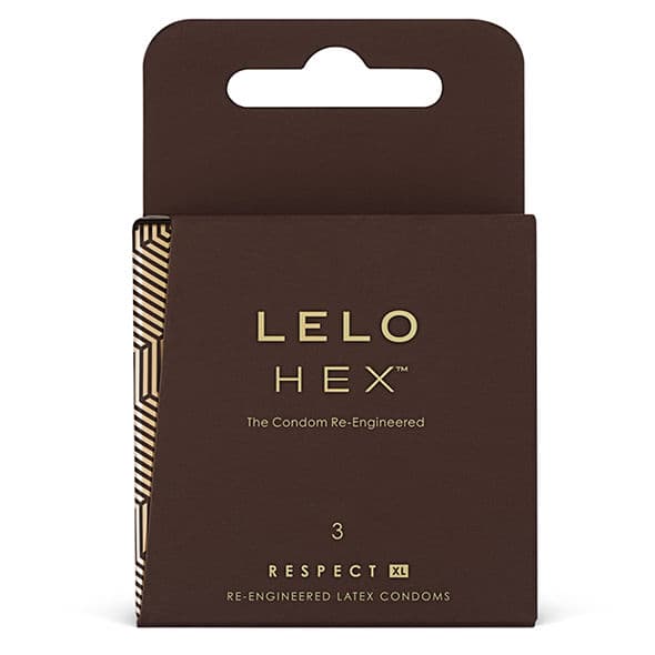 LELO HEX CONDOMS RESPECT XL 3 PACK thumb 2
