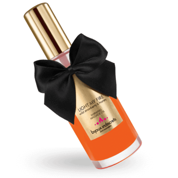 BIJOUX - MASSAGE OIL HEAT EFFECT STRAWBERRY AROMA thumb 3
