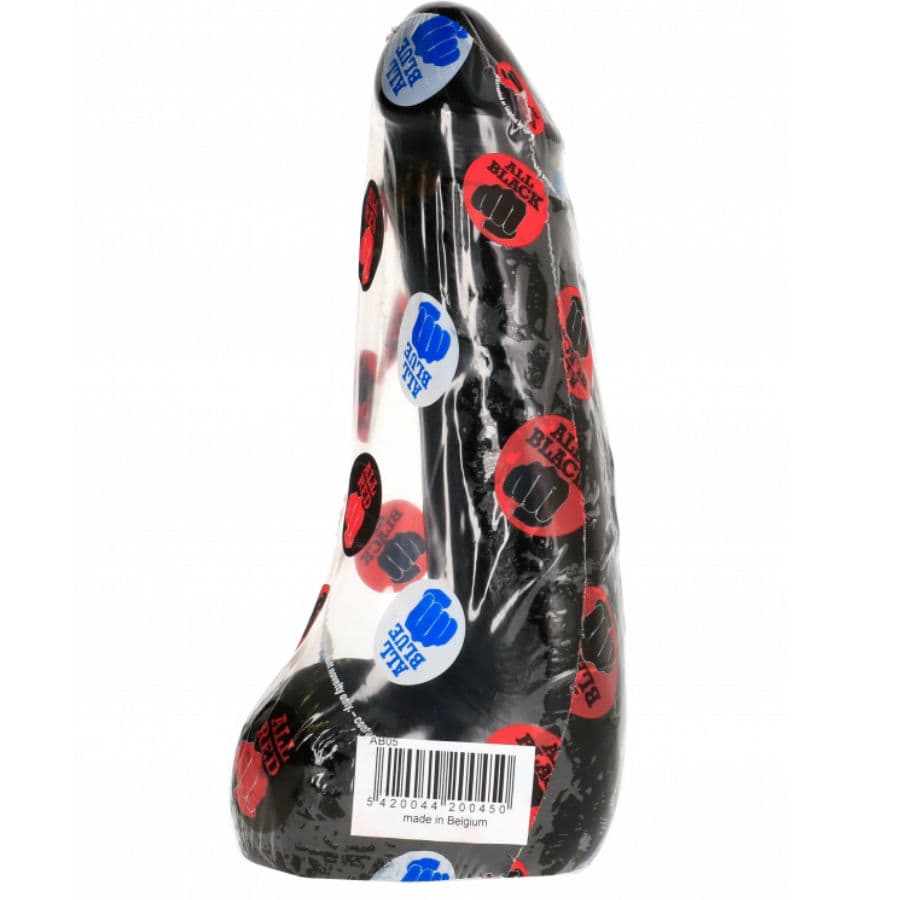ALL BLACK - SOFT BLACK REALISTIC DILDO 20 CM thumb 3