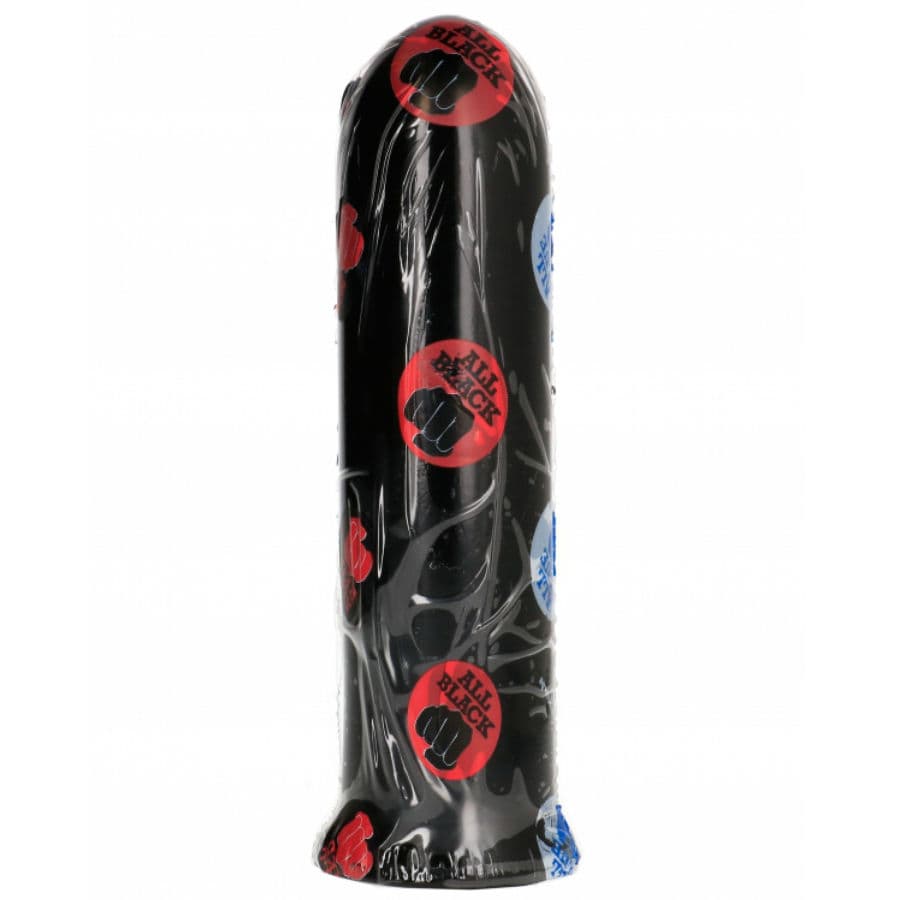 ALL BLACK - DILDO BLACK 19 CM thumb 2