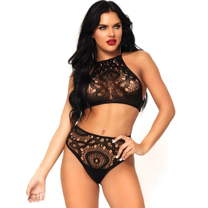 LEG AVENUE - 2 PIECES SET TOP AND PANTIES S/M thumb 3