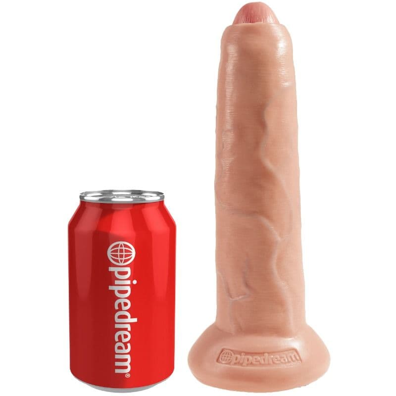 KING COCK - REALISTIC DILDO UNCUT FLESH 23 CM thumb 2