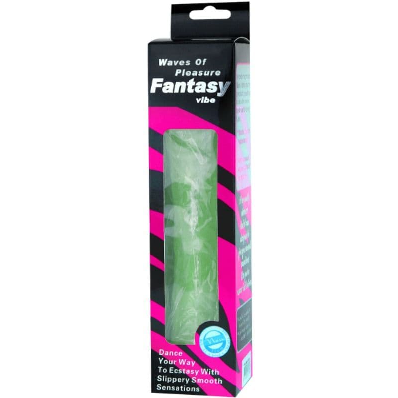 BAILE - WAVES OF PLEASURE VIBRATOR 23 CM GREEN thumb 5