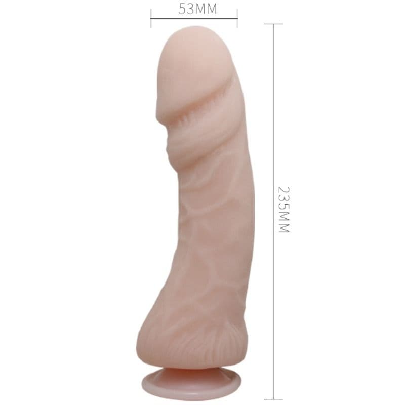 BAILE - THE BIG PENIS DILDO WITH NATURAL VIBRATION 23.5 CM thumb 6