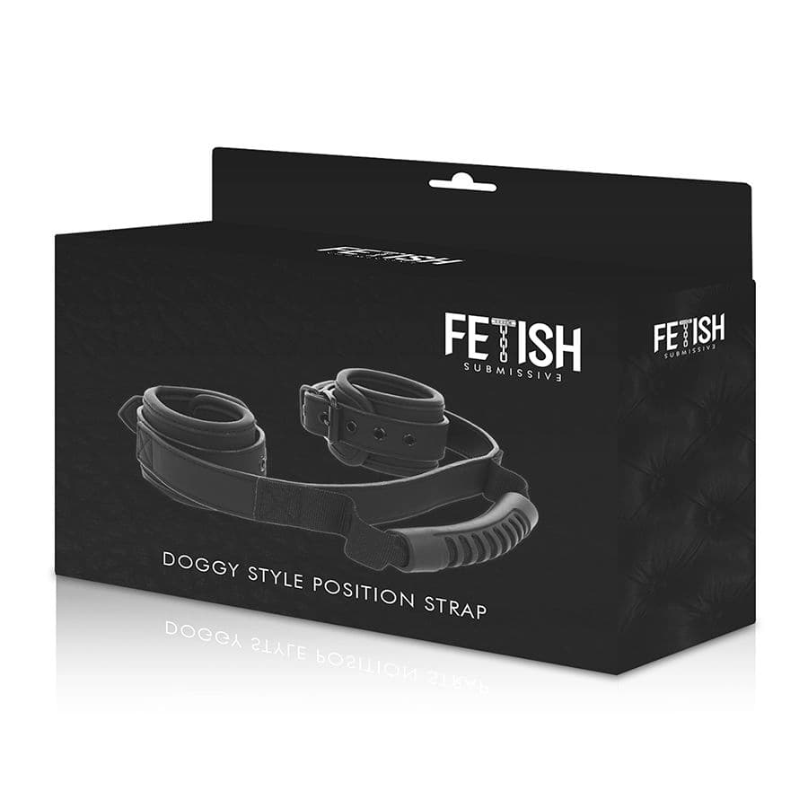 FETISH SUBMISSIVE - NOPRENE LINING HANDCUFFS WITH HANDLE thumb 10