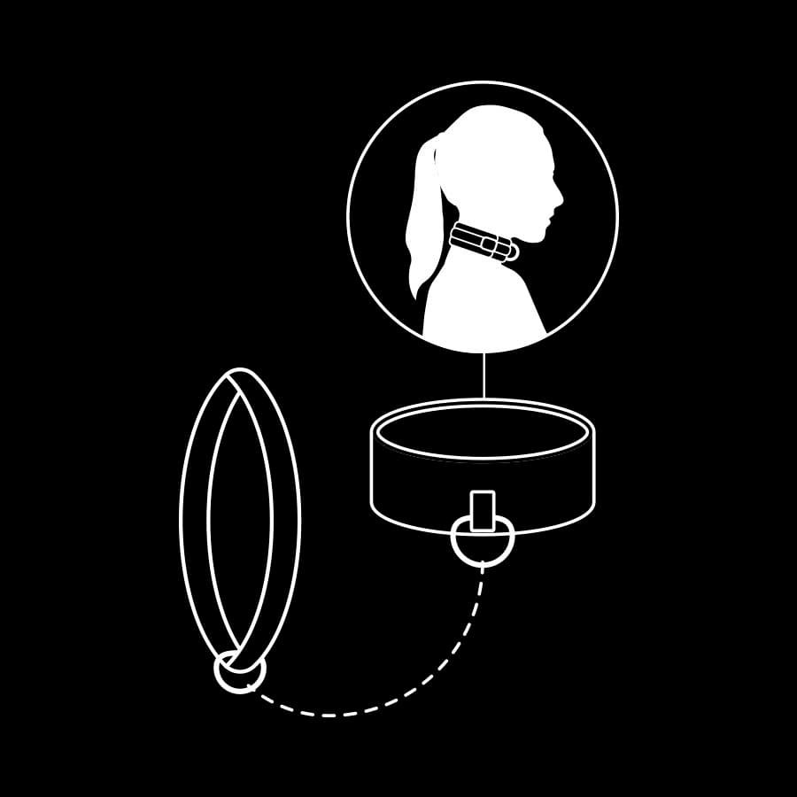 FETISH SUBMISSIVE - NOPRENE LINING CHAIN NECKLACE thumb 11