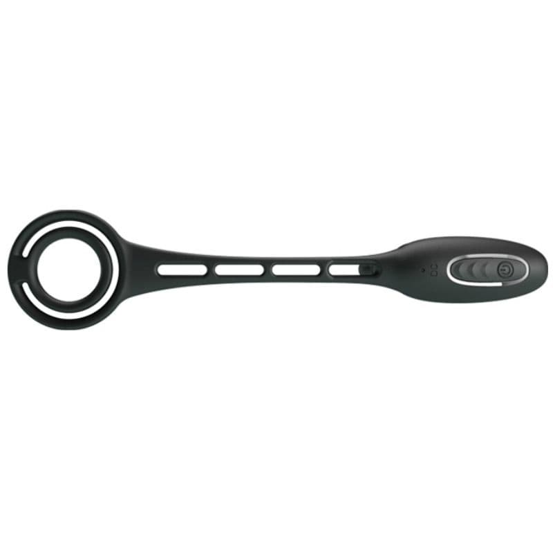PRETTY LOVE - PENIS RINGS WITH VIBRATOR PLUG thumb 3