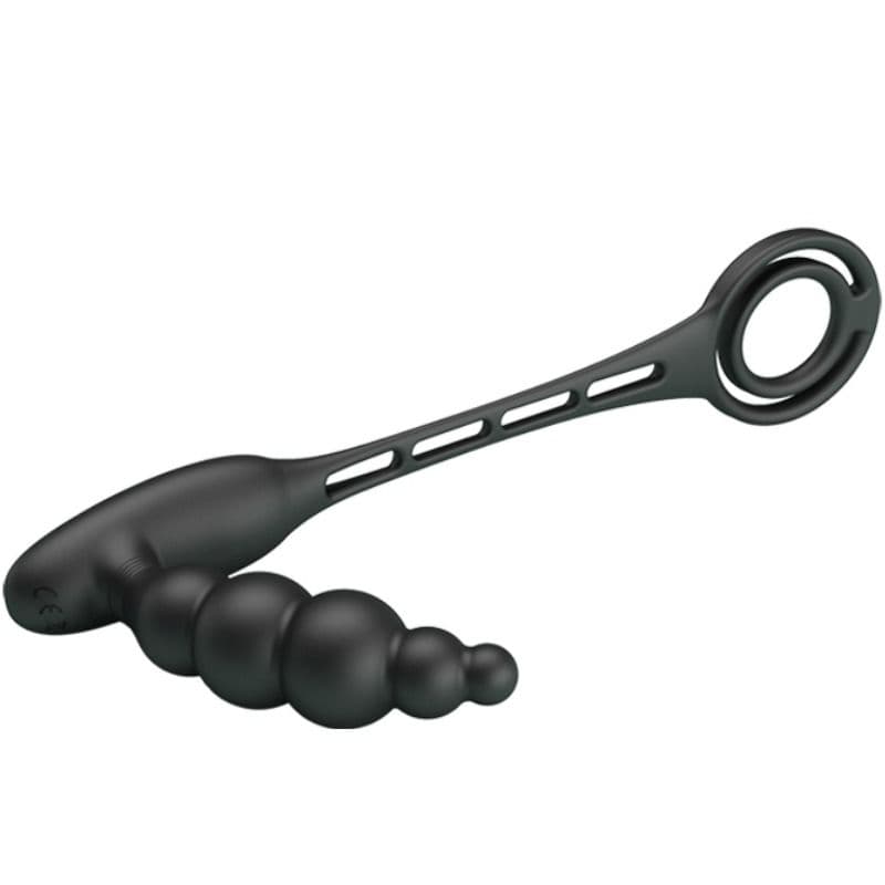 PRETTY LOVE - PENIS RINGS WITH VIBRATOR PLUG thumb 4